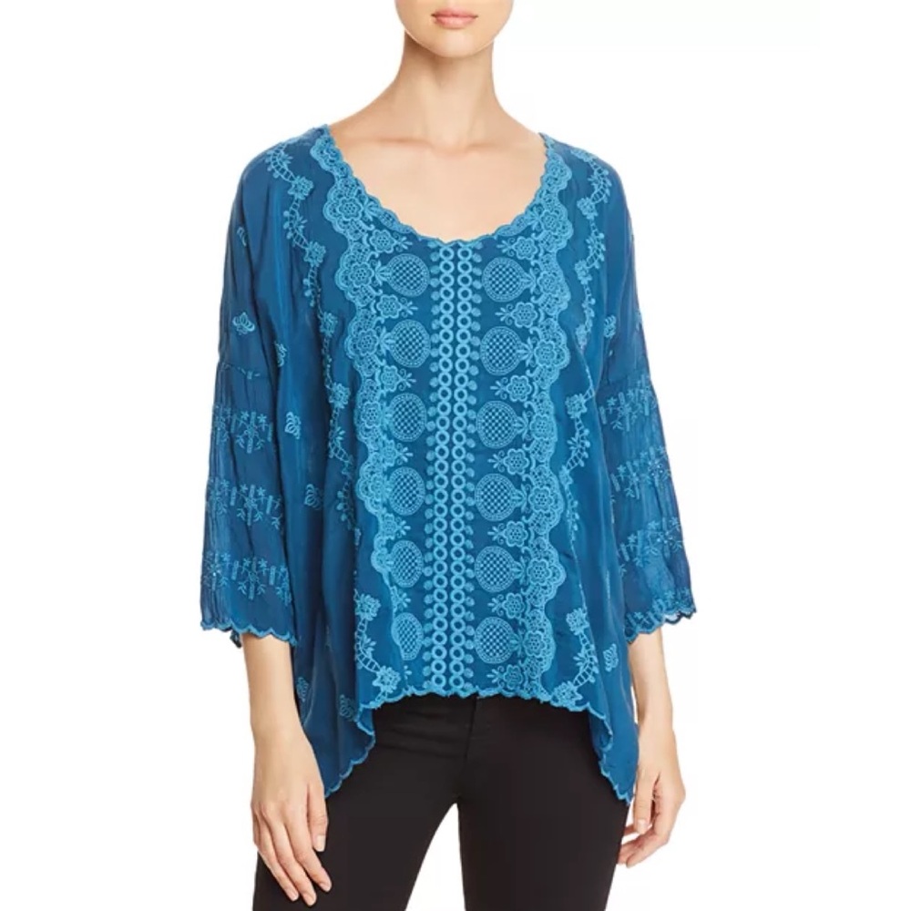 Johnny Was Analuisa Embroidered Top